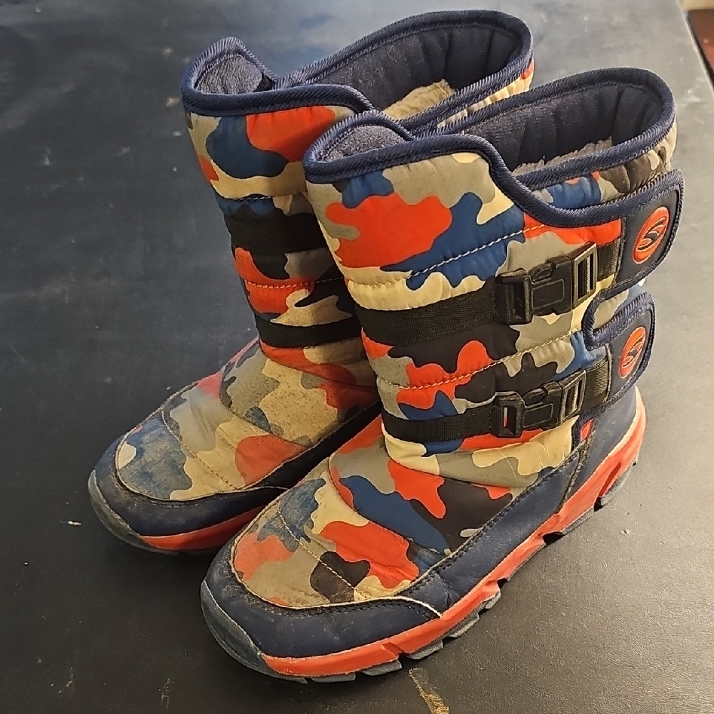 Stylish Camouflage Kids Boots